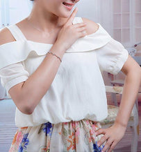 Load image into Gallery viewer, Shining Diva Fashion AAA Crystals Silver Plated Chain Bracelet for Women and Girls (8354b) Valentine Gift for Girlfriend