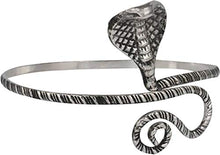Load image into Gallery viewer, El Regalo Oxidized German Silver Snake Armlet/Arm-bracelet/Bajuband for Girls & Women | Serpent Arm Bracelet