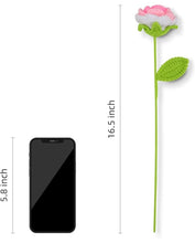 Load image into Gallery viewer, Handmade Crochet Flower Artificial Crochet Flowers for Home Decoration, centretable Bouquet for Wedding, Anniversary, Birthday Shaded Pink Rose (1, Rose Pink Shaded)