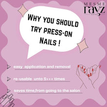 Load image into Gallery viewer, Mesmerayz Rose Chrome Soft Gel Press-On Nails | 24 Reusable Almond-Shaped Artificial Nail Tips | Mirror Glossy Finish | No Glue Needed | Trendy DIY Manicure Set for Women & Girls
