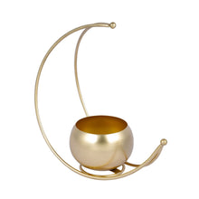 Load image into Gallery viewer, Metal Flower Vase Diwali Gift Items for Home Decoration Tabletop, Side Table, Living Room, Home Office Decoration, Home Decorative Items, Golden 9 Inches Height (1 Box)