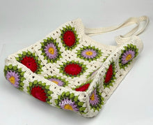 Load image into Gallery viewer, Handmade Crochet Handbag for Women and Girls | Handcrafted Handbags For Daily, Cotton Bag Office and Causal Use Multicolor