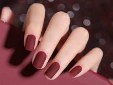 Load image into Gallery viewer, Anzailala Press On Nails Short Press On Manicure 24 Pcs Artificial Nail Jelly Glue on False Nails for Women Girls