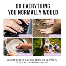 Load image into Gallery viewer, Coslifestore-PRESS ON NAILS- PACK OF 24 Gel nails WITH FULL APPLICATION KIT- REUSABLE FALSE NAILS- BUFFER, NAIL GLUE , 24 JELLY TABS