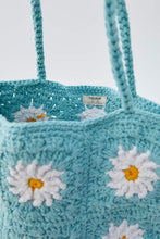 Load image into Gallery viewer, Womens Stylish Relaxed Fit Hand Crochet Spacious Tote Bag Shopping Bag Handmade Knitting Bag Crochet Shoulder Bag