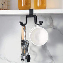 Load image into Gallery viewer, Boniry 1 Pcs Double-Row 12 Hooks for Kitchen Storage - Cupboard Hanging Organizer for Coffee, Tea Cups, Towels, and More | Versatile Metal Hooks for Home, Office