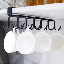 Load image into Gallery viewer, Boniry 1 Pcs Double-Row 12 Hooks for Kitchen Storage - Cupboard Hanging Organizer for Coffee, Tea Cups, Towels, and More | Versatile Metal Hooks for Home, Office