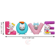 Load image into Gallery viewer, eCraftIndia Resin Love Animated Characters Decorative Showpiece for Valentines Day Anniversary| Valentine Gift for Girlfriend Boyfriend Husband Wife| Valentine Day Gifts| Valentine Decoration Items