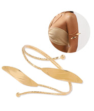 Load image into Gallery viewer, 3PCS Arm Cuff Jewellery for Women Hand Accessories for Women, Cuff Bracelet for Woman Fashion and Adjustable Stylish Jewelry for Everyday Wear Special Occasions Parties Weddings And Casual Outings (3Pcs Leaves)