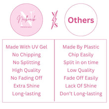 Load image into Gallery viewer, Nail Knack Nude Marble Press On Nails | 20 Pcs Acrylic Stick On Nails with Glue Tabs- Reusable, Easy to use & long Lasting