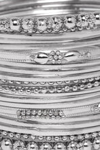 Load image into Gallery viewer, YouBella Antique Look Jewellery Silver Plated Traditional Bracelet Bangles for Women (2.4)