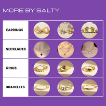 Load image into Gallery viewer, SALTY Anti Tarnish Victorian White Clover Bracelet for Women | Fancy Jewellery Gifts | Hand Band | Latest Fashion Accessories for Girls | Minimal Jewelry Design | Ideal for Gifting