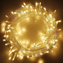 Load image into Gallery viewer, DesiDiyaĀ® 35 Feet Long LED Power Pixel Serial String Light, 360 Degree Light in Bulb | Copper Led Pixel String Light for Home Decoration,Diwali,Christmas(Warm White) Pack of 1