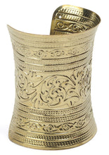 Load image into Gallery viewer, Carved Metal Stylish Cuff Bracelet for Girls and Women
