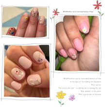 Load image into Gallery viewer, TRESTA Flower Nail Stickers - 5D Embossed Self-Adhesive Floral Nails Decals | Summer Flower Leaf Plant Designs for DIY Nail Art & Manicure | Nails Accessories for Women & Girls