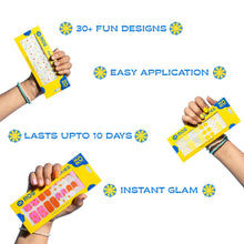 Load image into Gallery viewer, ROS Beauty Nail Stickies | 20 Count | Easy-to-Apply Vibrant Nail Art Stickers | Long-Lasting, Lightweight, & Mess-Free | Effortless DIY Manicure | OG Galentine | Main Character Moment