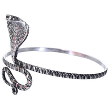 Load image into Gallery viewer, El Regalo Oxidized German Silver Snake Armlet/Arm-bracelet/Bajuband for Girls & Women | Serpent Arm Bracelet