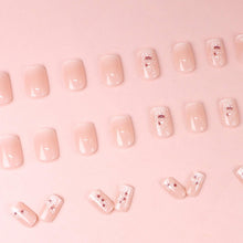 Load image into Gallery viewer, Buddy Jelly Trends Premium Designer 24pcs Stick-on Nails set, with Easy Glue Tab application, Nails are Reusable & Unbreakable (W1107)