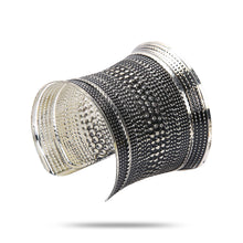 Load image into Gallery viewer, YouBella Jewellery Silver Plated Oxidised Cuff Bracelet Bangle for Women and Girls (Style 4)