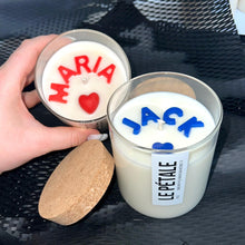 Load image into Gallery viewer, Candle With Name , Name Candles , Message Candles, Personalized Candles with Alphabets, Love Message,  I Love You Candle - Gift for Her , Gift for Him, Candle Gift, Customized Gift for Love
