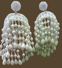 Load image into Gallery viewer, Bhavya's Earring making Kits, DIY Earring making, Fabric Earring Making Kit, Beaded Earring Making Kit