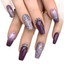 Load image into Gallery viewer, Wedding Bridal Party Ready to wear Nail Art Artificial Nails for Girls and Women Press On Nails/Fake Nails