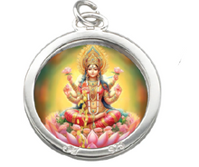 Load image into Gallery viewer, Locket With Photo, Locket With Laxmi Ji Photo, Locket with Radhe Photo, Locket with Shiva Photo, Locket With Premanand Maharaj Photo, Locket with God Goddess Photo, Locket With Radha Name, Custom Silver or Golden Locket