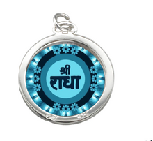 Load image into Gallery viewer, Locket With Photo, Locket With Laxmi Ji Photo, Locket with Radhe Photo, Locket with Shiva Photo, Locket With Premanand Maharaj Photo, Locket with God Goddess Photo, Locket With Radha Name, Custom Silver or Golden Locket