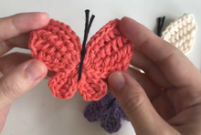 Load image into Gallery viewer, Bhavya's Crocheted Butterfly Making DIY Crochet Kit, Crochet Material Kit with Yarn, Crochet Needles, Tools & Accessories, Crochet Kit Starter, Crochet Beginners Kit, Crochet Tutorial, Yarn Craft Kits for Adults, Handmade Craft