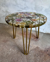 Load image into Gallery viewer, Resin Table, Resin River Table , Ocean Wave Epoxy Resin Table, Resin Side Table , Home Decor Resin Table, Handmade Resin Side Table