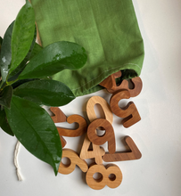 Load image into Gallery viewer, Wooden Numbers for Learning, Kids Wooden Premium Quality handmade hardwood numbers - Numbers wooden 0-9 , Big Size wooden numbers