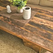 Load image into Gallery viewer, Coffee table made of historic, solid wooden beams - Rectangular lounge table unique, handmade, solid wood