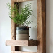 Load image into Gallery viewer, Wooden Frame with Shelf for Home Decor