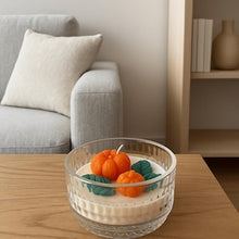 Load image into Gallery viewer, Pumpkin Candle, Handmade Soy Wax Autumn Scented Candle, Fall Home Décor Gift