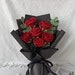 Load image into Gallery viewer, Handmade Crochet Rose Bouquet: Everlasting Valentine's Gift