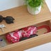 Load image into Gallery viewer, Wooden Floating Shelf Storage with a hidden drawer, Solid wood Floating shelf with 1 drawer