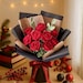 Load image into Gallery viewer, Custom Crochet Rose Bouquet : Gift for Her, Valentine’s Day, Anniversary, Birthday, Christmas, proposal