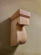 Load image into Gallery viewer, Large, Traditional style corbels , Simple Design , Handmade Pure Wood - Pack of 2