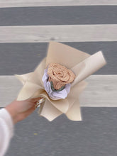 Load image into Gallery viewer, Handmade Crochet Rose Bouquet: Knitted Flower Gift