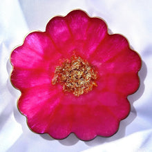 Load image into Gallery viewer, Valentines Day Collection Themed Handmade Flower Resin Coasters Full Set