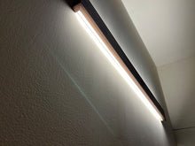 Load image into Gallery viewer, Wooden LED Wall Lamp Handmade Solid Wood- Modern Linear Sconce , Wooden Lamp
