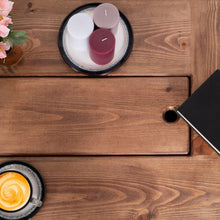 Load image into Gallery viewer, Solid Wood Rustic Coffee Table | Reclaimed Timber Style, Handcrafted wooden furniture