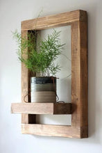 Load image into Gallery viewer, Wooden Frame with Shelf for Home Decor