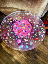 Load image into Gallery viewer, Handmade Candy Resin Table , Customization Available, Unique Home Decor, Unique Resin Interior decor
