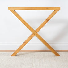 Load image into Gallery viewer, Solid Wood X Table Legs | handmade X Shape Wooden Table legs (Pair)