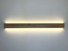 Load image into Gallery viewer, Wooden LED Wall Lamp Handmade Solid Wood- Modern Linear Sconce , Wooden Lamp