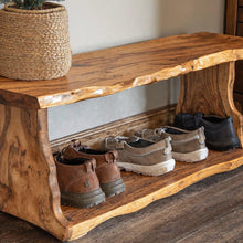Load image into Gallery viewer, Entryway Bench, Wooden Shoe Rack, Shoe Bench Storage Cabinet Wood Furniture Entryway Decor