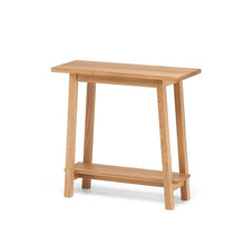 Load image into Gallery viewer, Solid Wood Narrow Console Table: Hallway Entryway Side Table, wooden side table