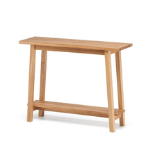 Load image into Gallery viewer, Solid Wood Narrow Console Table: Hallway Entryway Side Table, wooden side table