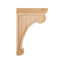 Load image into Gallery viewer, PAIR of Wood Carved Shelf Bracket, Counter top Corbel- 10 Inch - Pair of 2